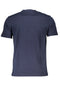 Cavalli Class Men'S Short Sleeved T-Shirt Blue-T-Shirt-CAVALLI CLASS-BLUE-L-Urbanheer