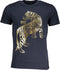 Cavalli Class Men'S Short Sleeved T-Shirt Blue-T-Shirt-CAVALLI CLASS-BLUE-M-Urbanheer