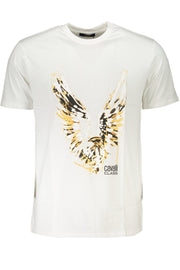 Cavalli Class Men'S Short Sleeved T-Shirt White-CAVALLI CLASS-M-Urbanheer