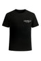 Cavalli Class Men's Short Sleeve T-shirt Black with Animal Print Logo