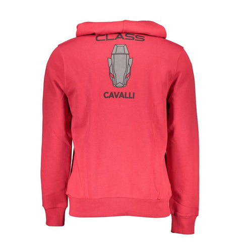 Cavalli Class Red Cotton Men Sweater-Cavalli Class-XL-Urbanheer