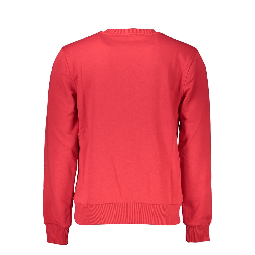 Cavalli Class Red Cotton Men Sweater-Cavalli Class-S-Urbanheer