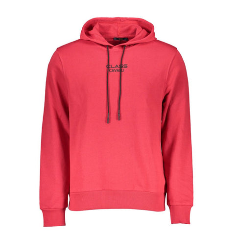Cavalli Class Red Cotton Men Sweater-Cavalli Class-XL-Urbanheer