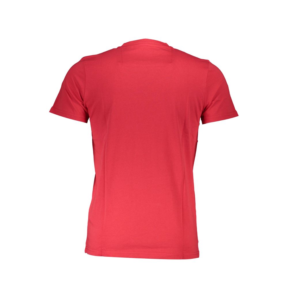 Cavalli Class Red Cotton Men TShirt-Cavalli Class-L-Urbanheer