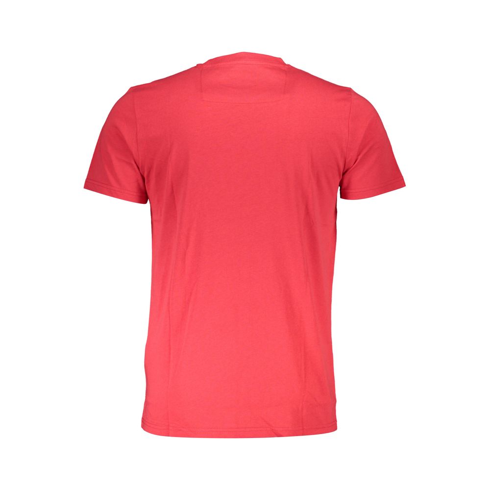 Cavalli Class Red Cotton T-Shirt-Cavalli Class-M-Urbanheer