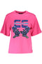 Cavalli Class Regular Fit Short Sleeve T-shirt Pink