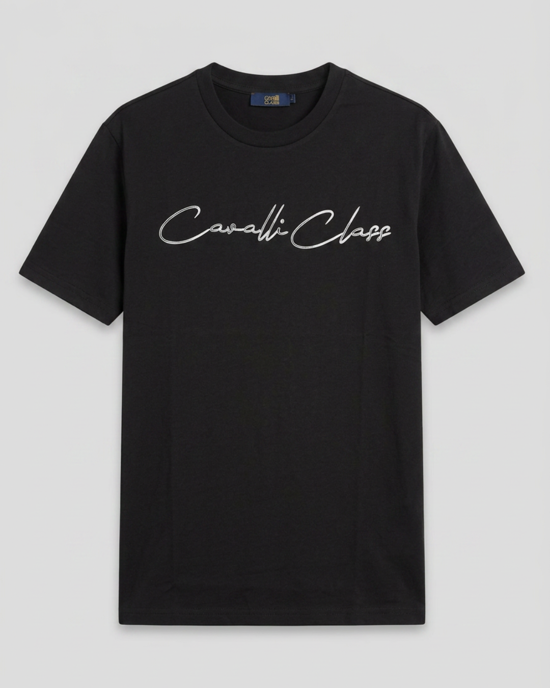 Cavalli Class Short Sleeve T-shirt Black/White Logo