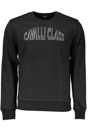 Cavalli Class Sweatshirt Without Zip Black Man-Clothing - Men-CAVALLI CLASS-XL-Urbanheer