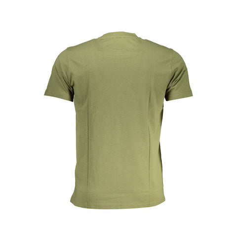 Cavalli Class Tiger Head Chest Motif T-shirt Olive Green