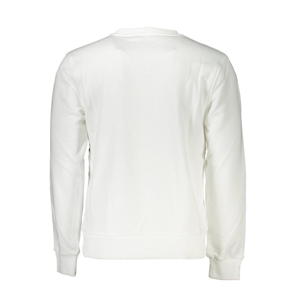 Cavalli Class White Cotton Men Sweater-Cavalli Class-M-Urbanheer
