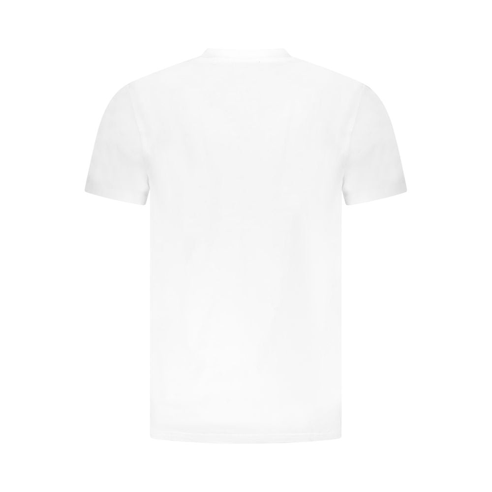 Cavalli Class White Cotton Men T-Shirt-Cavalli Class-M-Urbanheer
