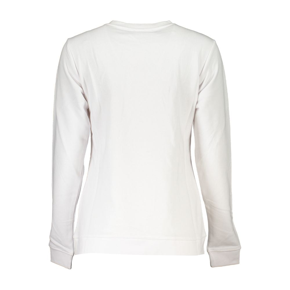 Cavalli Class White Cotton Sweater-Cavalli Class-XXL-Urbanheer
