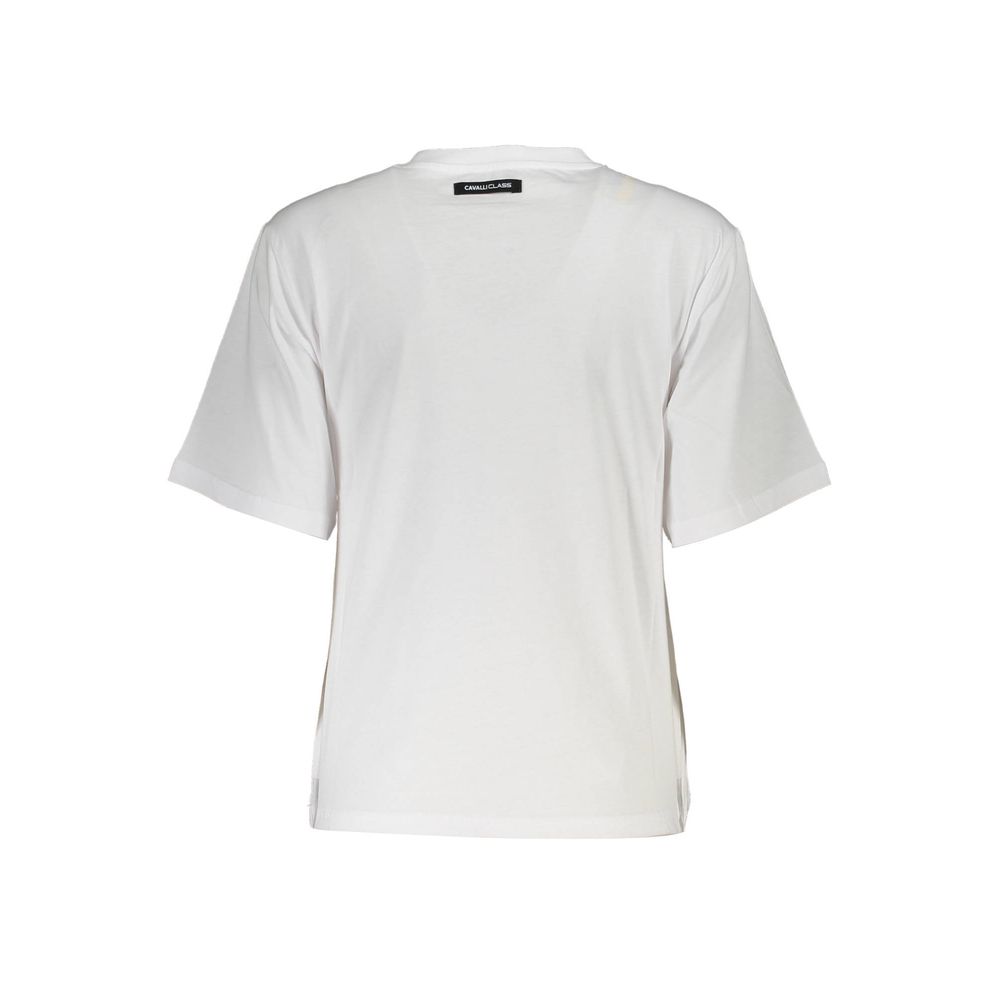 Cavalli Class White Cotton Women Top-Cavalli Class-XS-Urbanheer