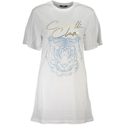 Cavalli Class White Cotton Women Top-Cavalli Class-S-Urbanheer