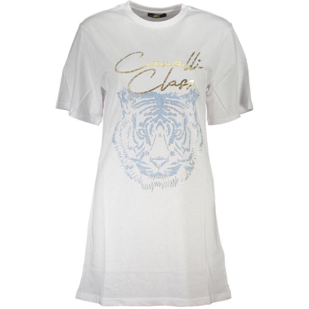 Cavalli Class White Cotton Women Top-Cavalli Class-S-Urbanheer