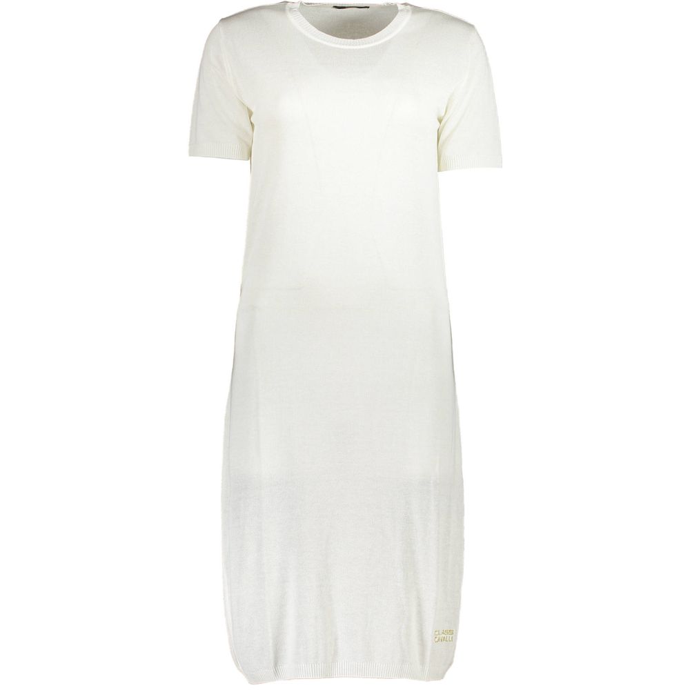 Cavalli Class White Viscose Women Dress-Cavalli Class-XS-Urbanheer