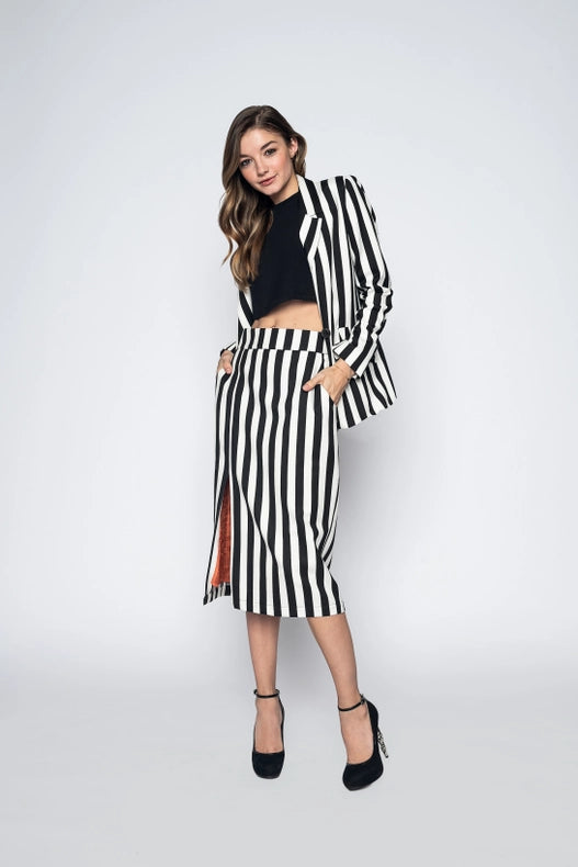 Cd Coco Skirt-Skirts-Leap Concept-XS-Black / White-Urbanheer