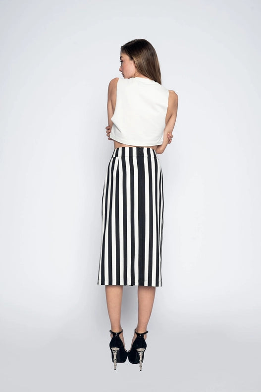 Cd Coco Skirt-Skirts-Leap Concept-XS-Black / White-Urbanheer