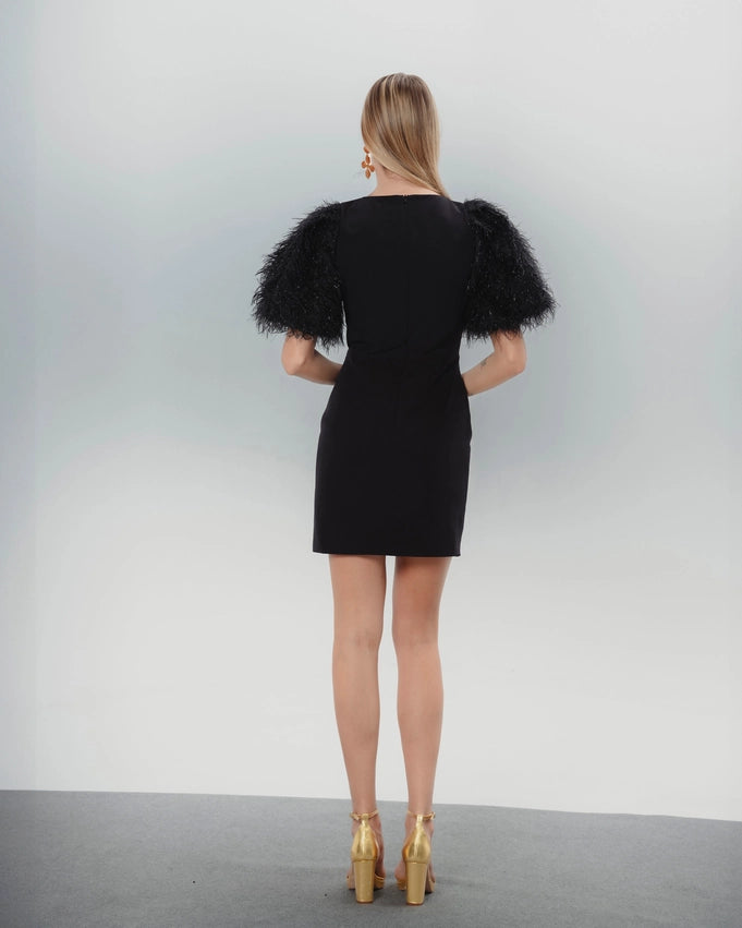 Cecilia Feather Dress-Dress-Dolores Promesas-36-Urbanheer