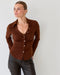 Celia Button Front Knit Top