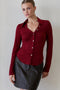 Celia Button Front Knit Top