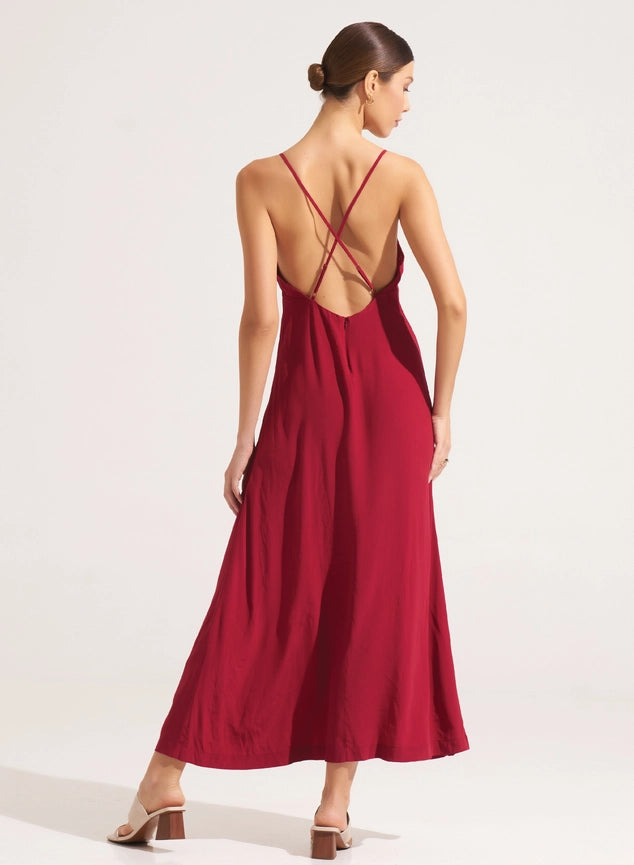 Celine Maxi Dress Red Candy-Dress-Morrato Bali-XS-Urbanheer