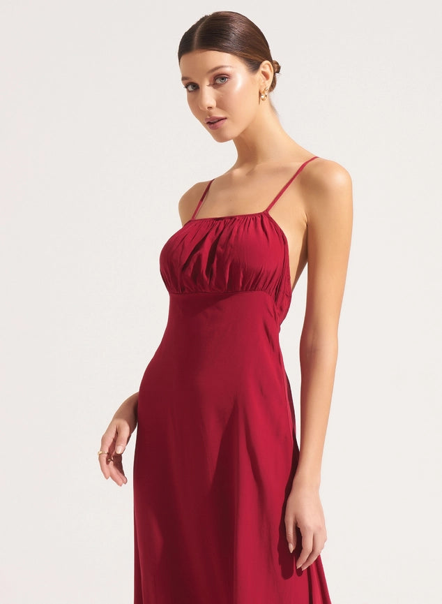 Celine Maxi Dress Red Candy-Dress-Morrato Bali-XS-Urbanheer