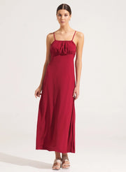 Celine Maxi Dress Red Candy-Dress-Morrato Bali-XS-Urbanheer