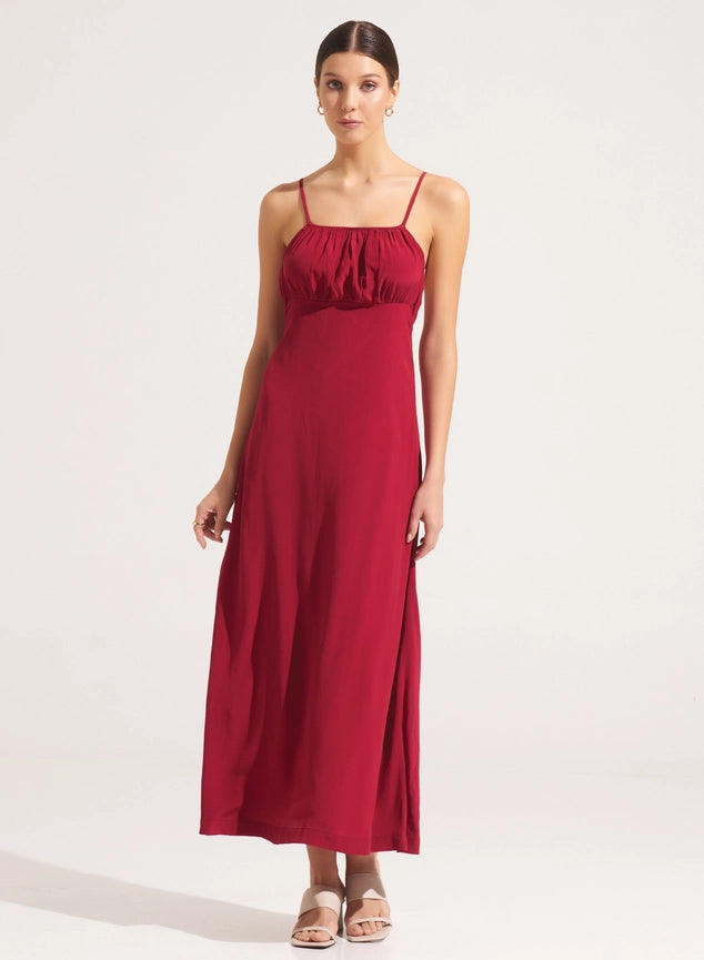 Celine Maxi Dress Red Candy-Dress-Morrato Bali-XS-Urbanheer