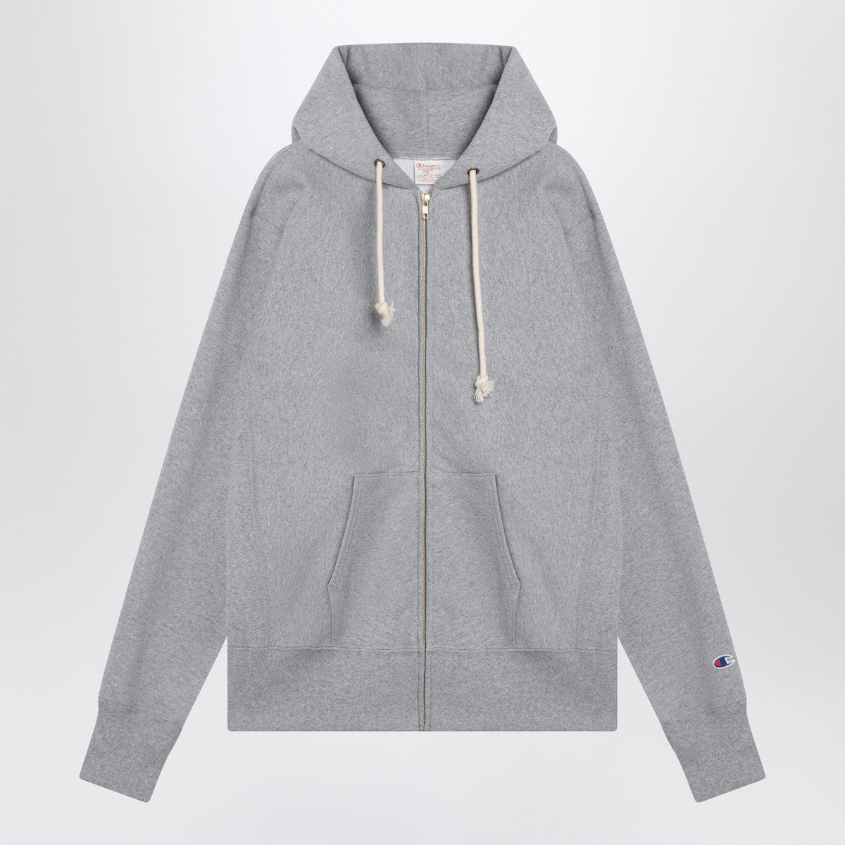 Champion Light grey cotton hoodie