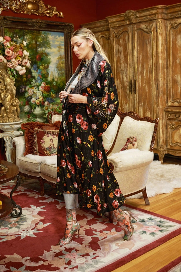 Charlene Princess Of Monaco Kimono Dress-Dress-Aratta-XS-Urbanheer