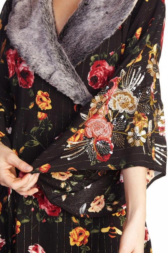 Charlene Princess Of Monaco Kimono Dress-Dress-Aratta-XS-Urbanheer