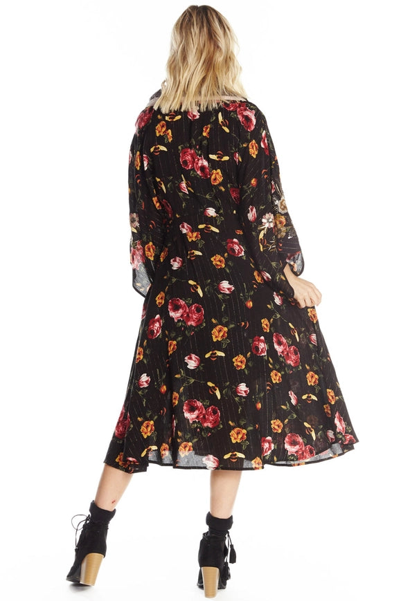 Charlene Princess Of Monaco Kimono Dress-Dress-Aratta-XS-Urbanheer