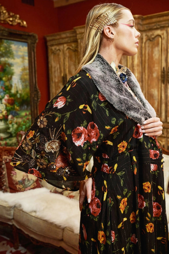 Charlene Princess Of Monaco Kimono Dress-Dress-Aratta-XS-Urbanheer