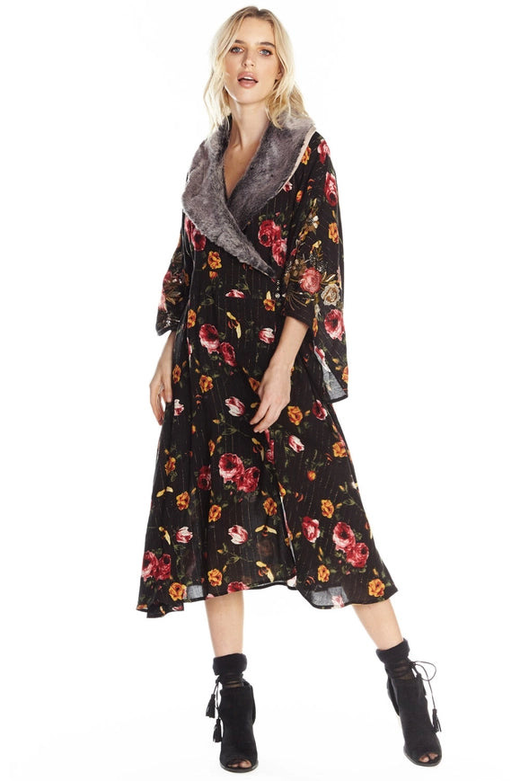 Charlene Princess Of Monaco Kimono Dress-Dress-Aratta-XS-Urbanheer