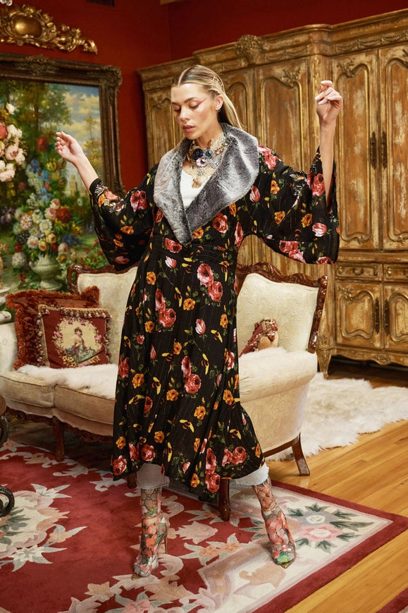 Charlene Princess Of Monaco Kimono Dress-Dress-Aratta-XS-Urbanheer