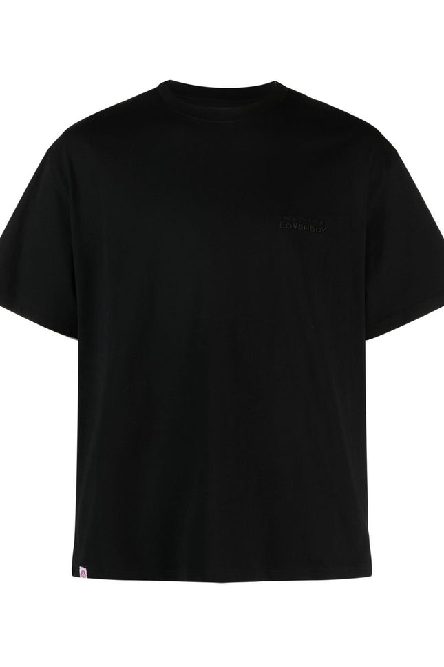 Charles Jeffrey Loverboy Pre T-Shirts And Polos Black-men > clothing > topwear-Charles Jeffrey Loverboy PRE-Urbanheer