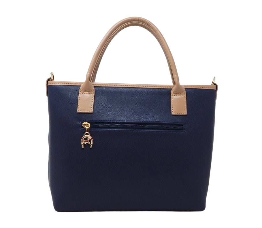 Charming Handbag-Handbag-Cavalinho North America-Navy / Tan / Beige-Urbanheer