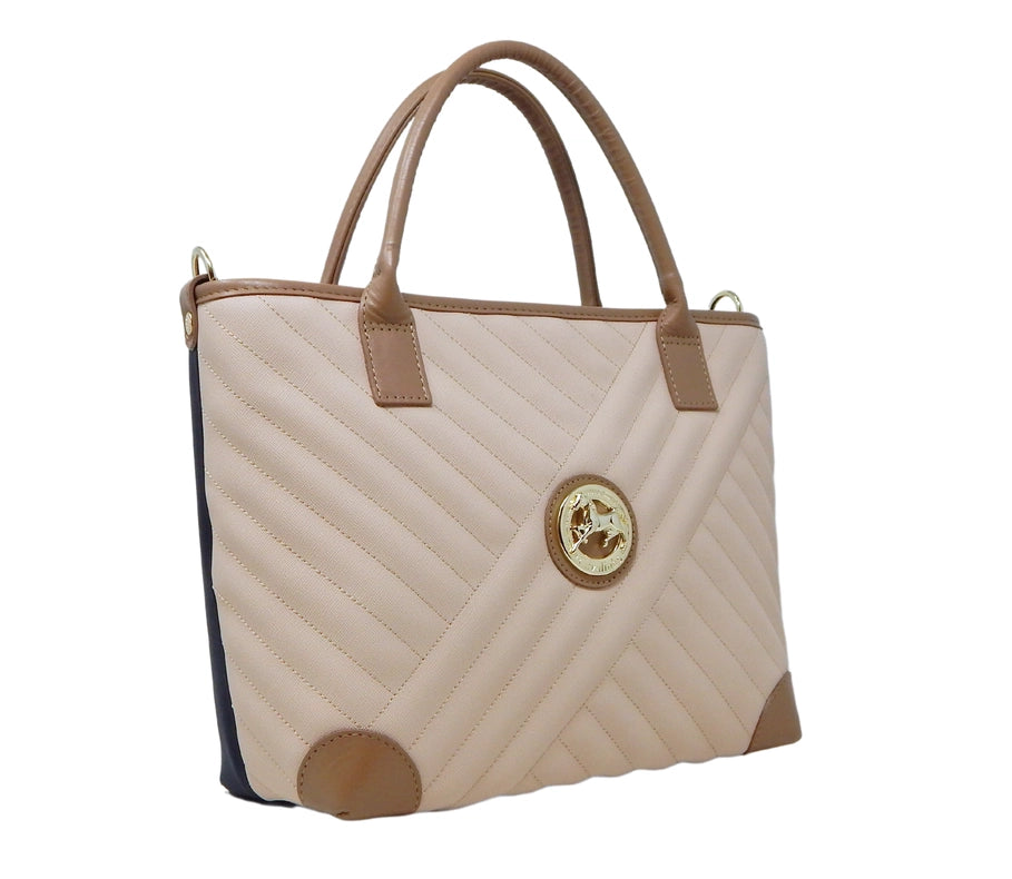 Charming Handbag-Handbag-Cavalinho North America-Navy / Tan / Beige-Urbanheer