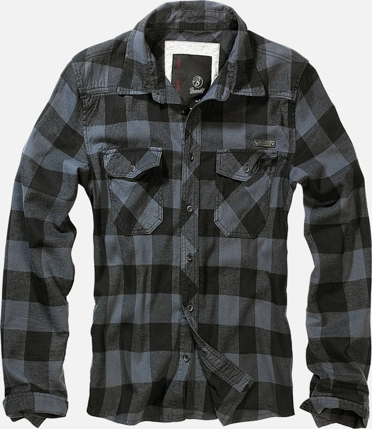 Check Shirt Black-Shirt-Norvine-S-Black-Urbanheer