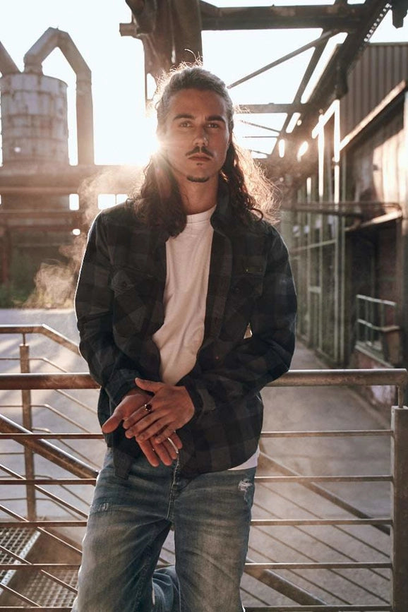 Check Shirt Black-Shirt-Norvine-S-Black-Urbanheer