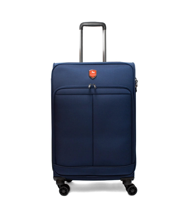 Check-In Softside Luggage (24" Or 28")-Luggage-Cavalinho North America-* Height with wheels: 67 cm * H: 62 cm * W: 40 cm * D: 25 cm* W: 3.-SteelBlue-Urbanheer