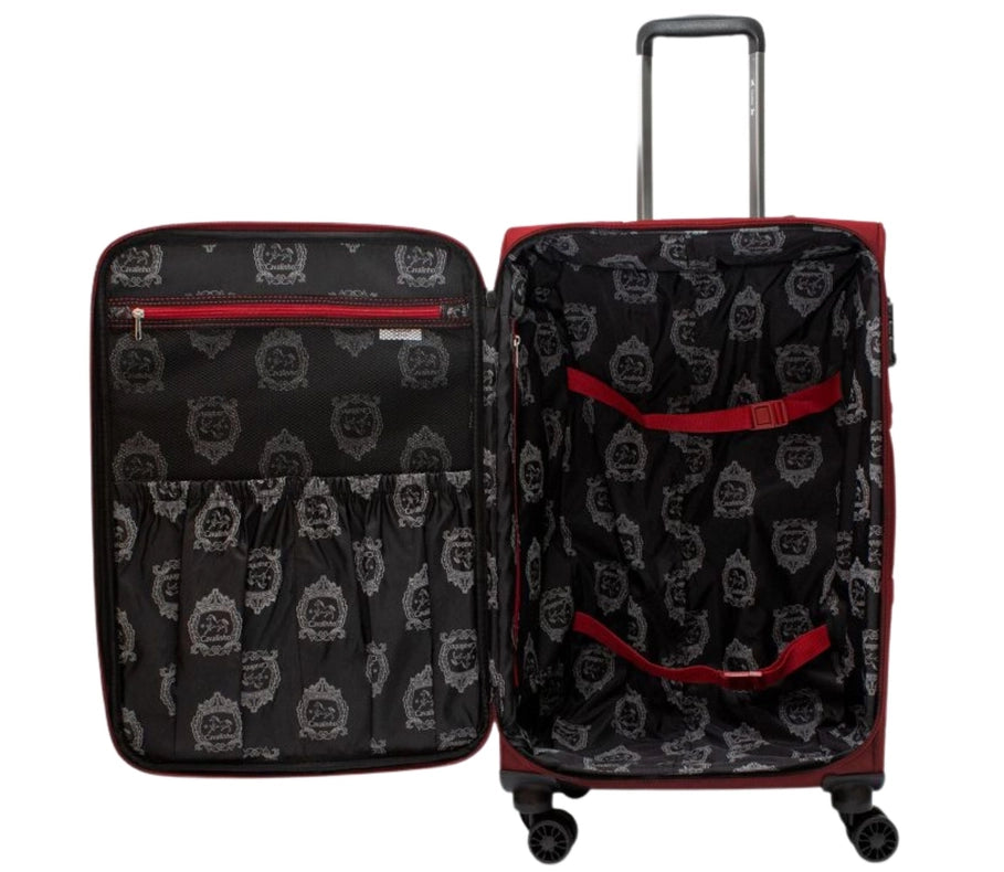 Check-In Softside Luggage (24" Or 28")-Luggage-Cavalinho North America-* Height with wheels: 67 cm * H: 62 cm * W: 40 cm * D: 25 cm* W: 3.-Black-Urbanheer