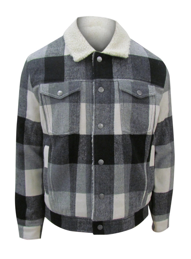 Checkered Knit Jacket-Jacket-Point Zero-S-Grey Melange-Urbanheer