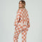 Checkered Sweater & Pant Set-Pale Geranium-Set-Lucca Couture-XS-Urbanheer