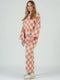 Checkered Sweater & Pant Set-Pale Geranium-Set-Lucca Couture-XS-Urbanheer