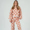 Checkered Sweater & Pant Set-Pale Geranium-Set-Lucca Couture-XS-Urbanheer