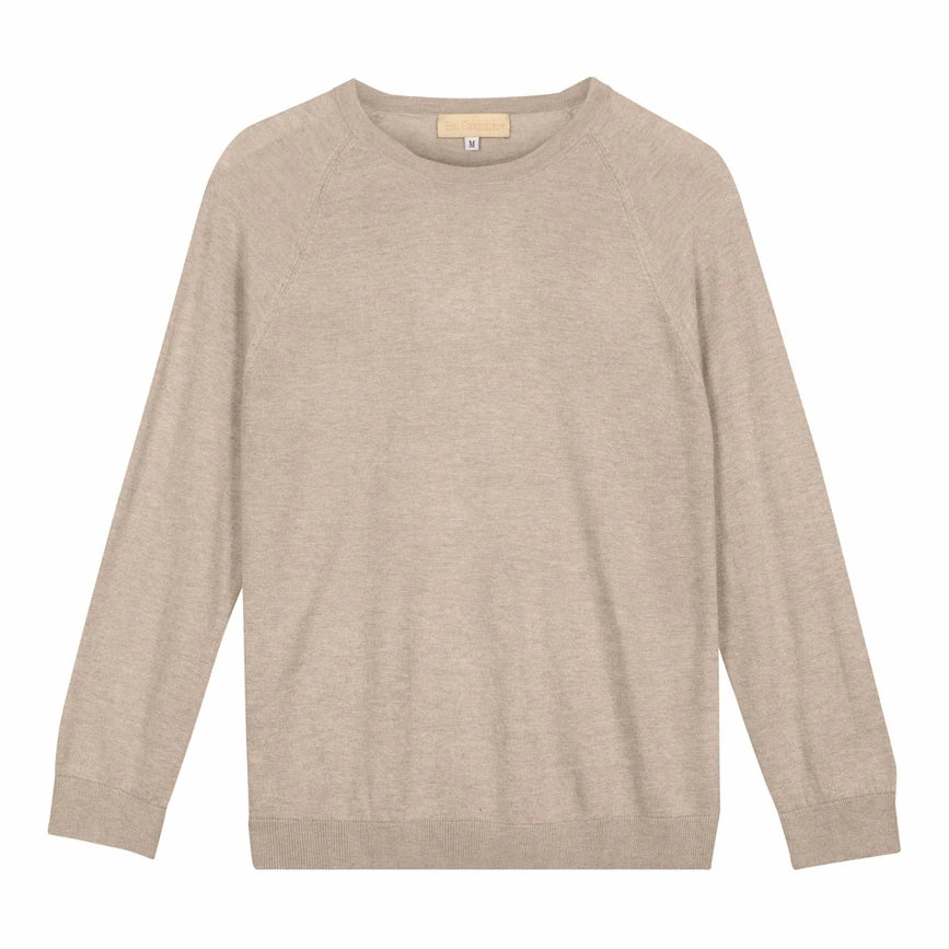 Chelsea Sweater Sand-Sweater-Bel Cashmere S.C.-S-Sand-Urbanheer