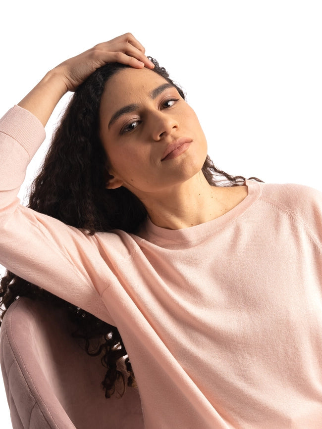 Chelsea Sweater light pink-Sweater-Bel Cashmere S.C.-S-light pink-Urbanheer