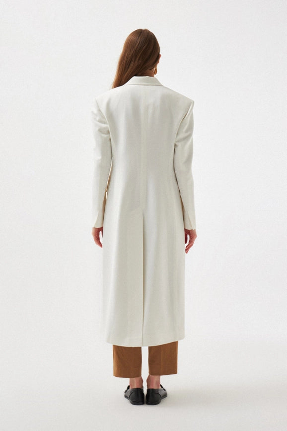 Chérie Coat Beyaz-Coat-Le Cle-S-Beyaz-Urbanheer